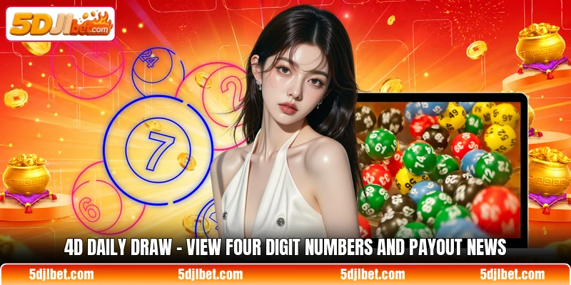4d daily draw view four digit numbers and payout news