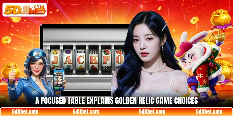 A focused table explains Golden Relic Game choices