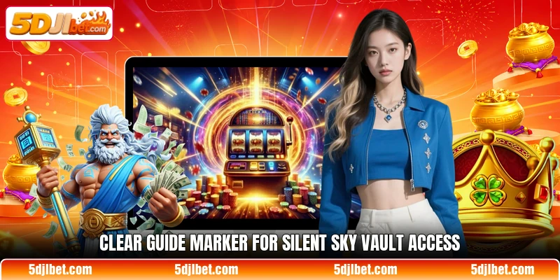 Clear guide marker for Silent Sky Vault access