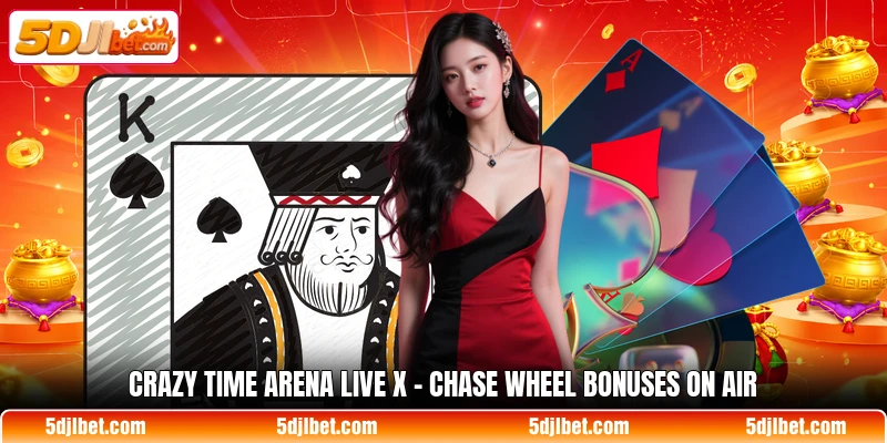 Crazy Time Arena Live X - Chase Wheel Bonuses On Air