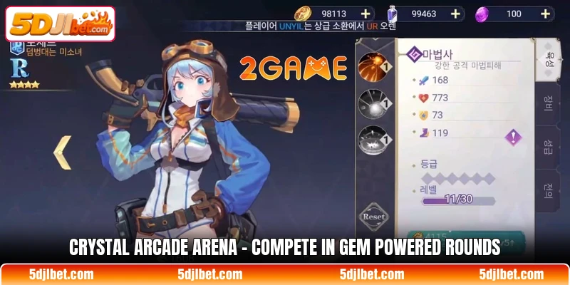 crystal arcade arena compete in gem powered rounds