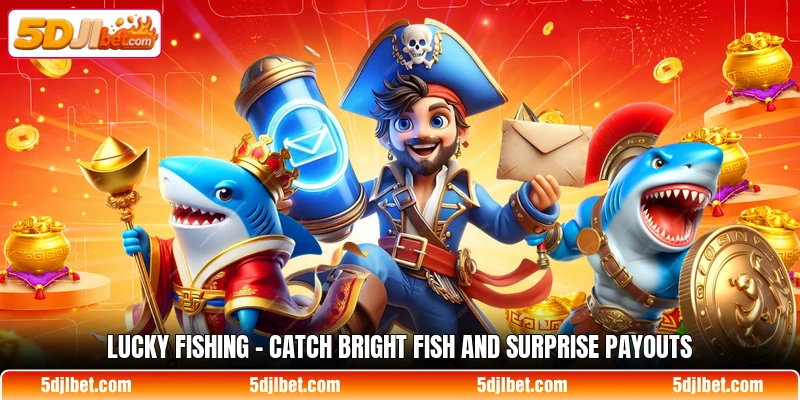 lucky fishing catch bright fish and surprise payouts