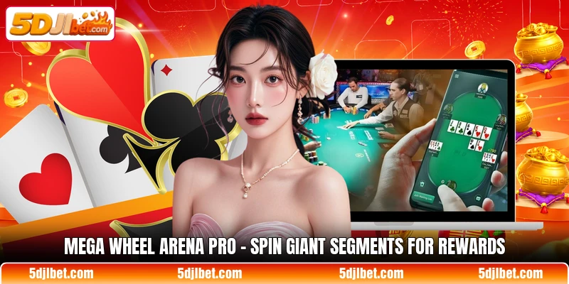 mega wheel arena pro spin giant segments for rewards