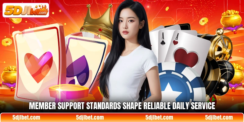 Member support standards shape reliable daily service Member support standards shape reliable daily service