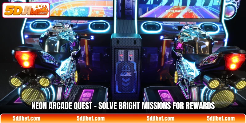 neon arcade quest solve bright missions for rewards