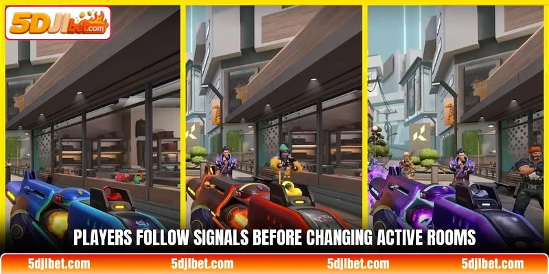 Players follow signals before changing active rooms Players follow signals before changing active rooms