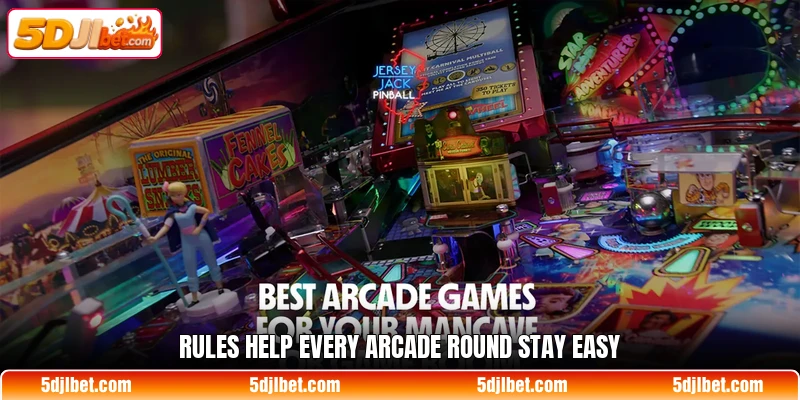 Rules help every arcade round stay easy Rules help every arcade round stay easy