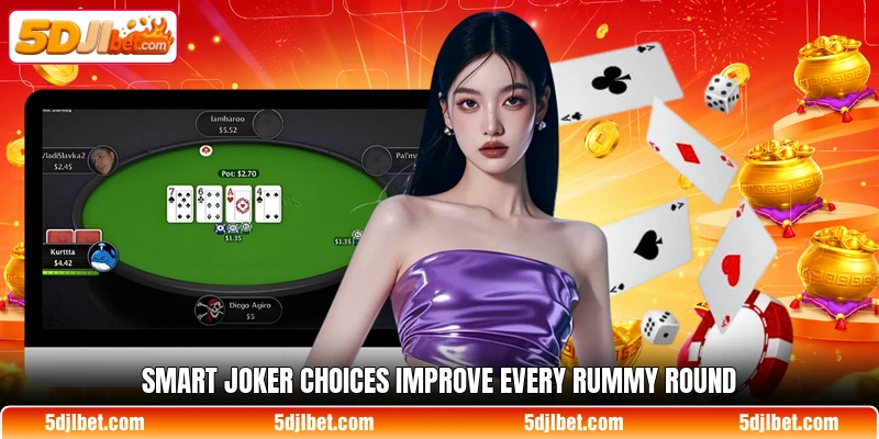 Smart joker choices improve every rummy round